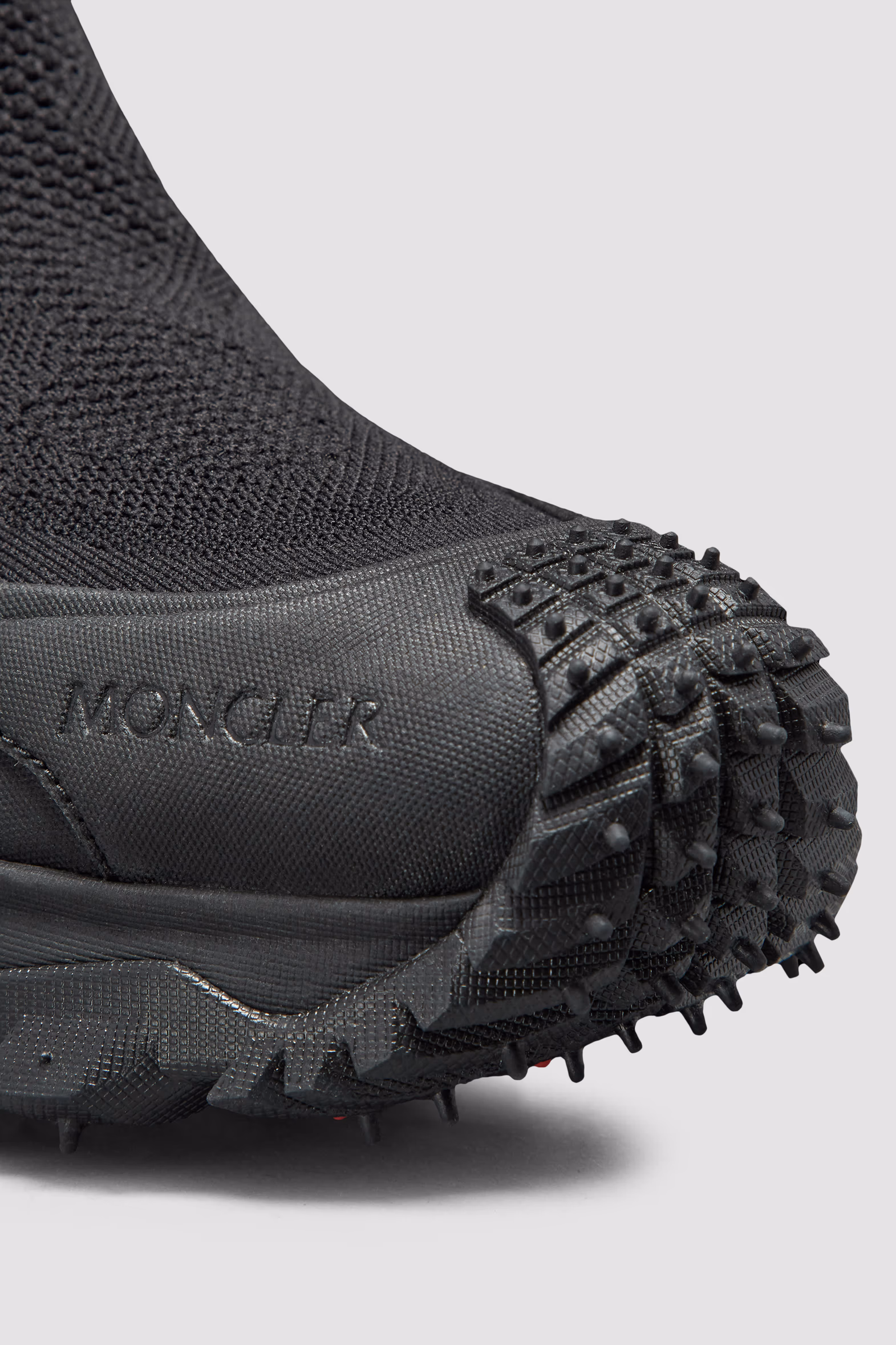 Trailgrip Knit High Top Sneakers Men Black Moncler 7